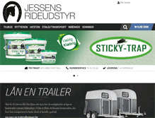 Tablet Screenshot of jessens-rideudstyr.dk